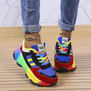 Melody | Chaussures au design arc-en-ciel vibrant