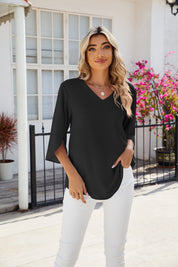 JAMY | Blouse élégante à col en V