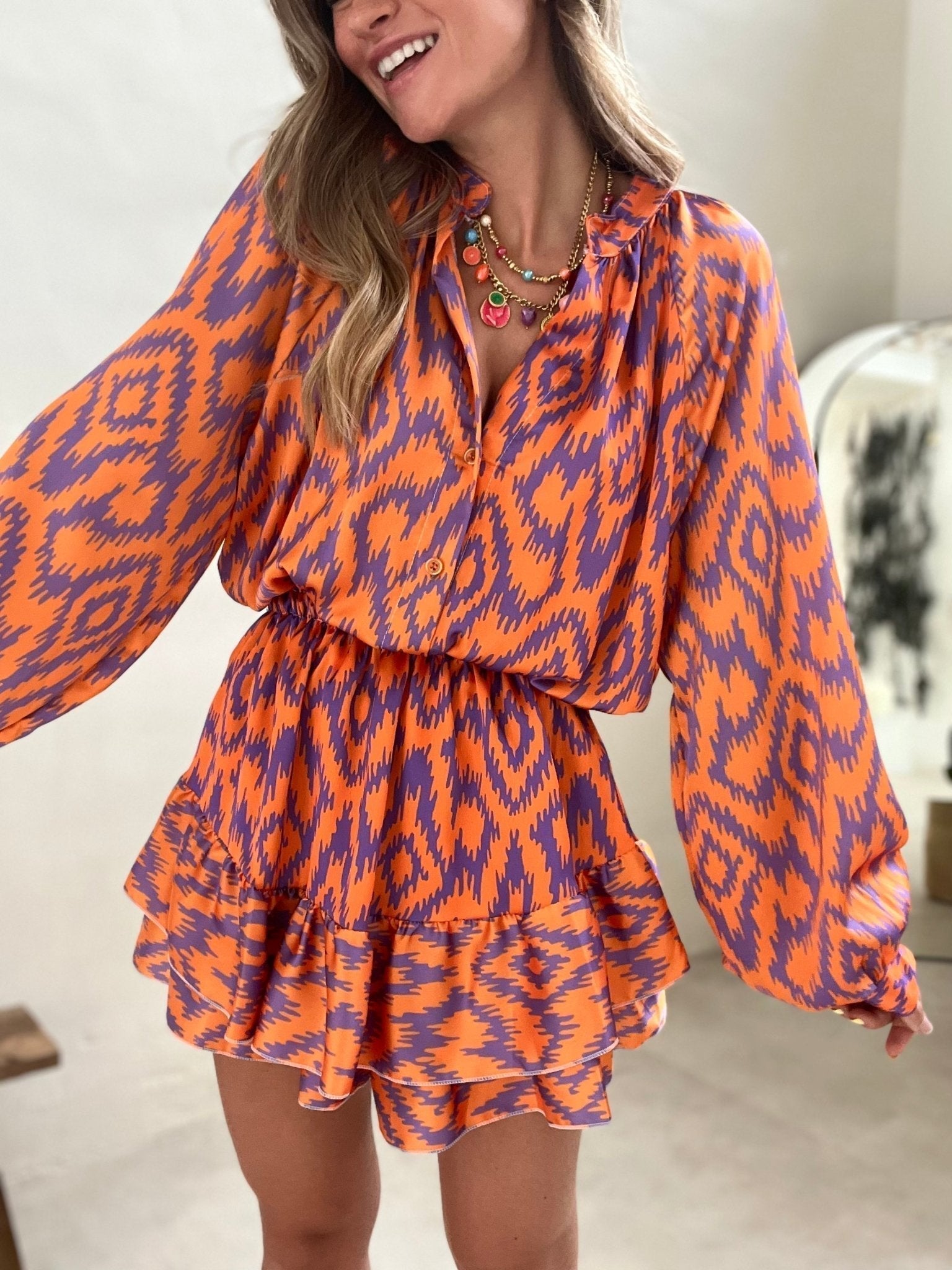 MIA | Robe d'été midi élégante