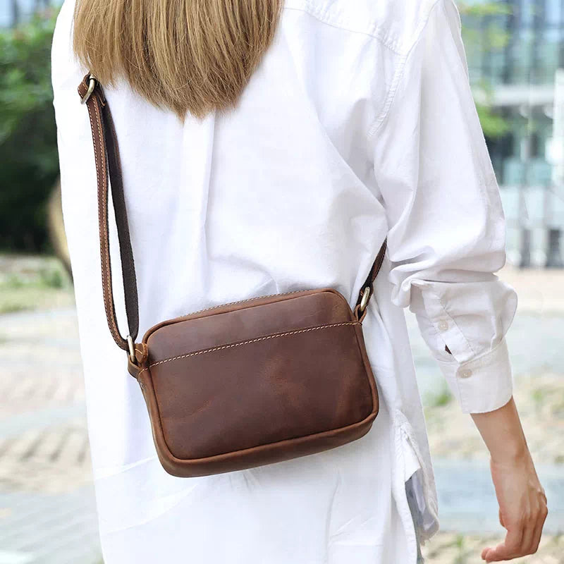 Asher | Sac bandoulière en cuir vintage